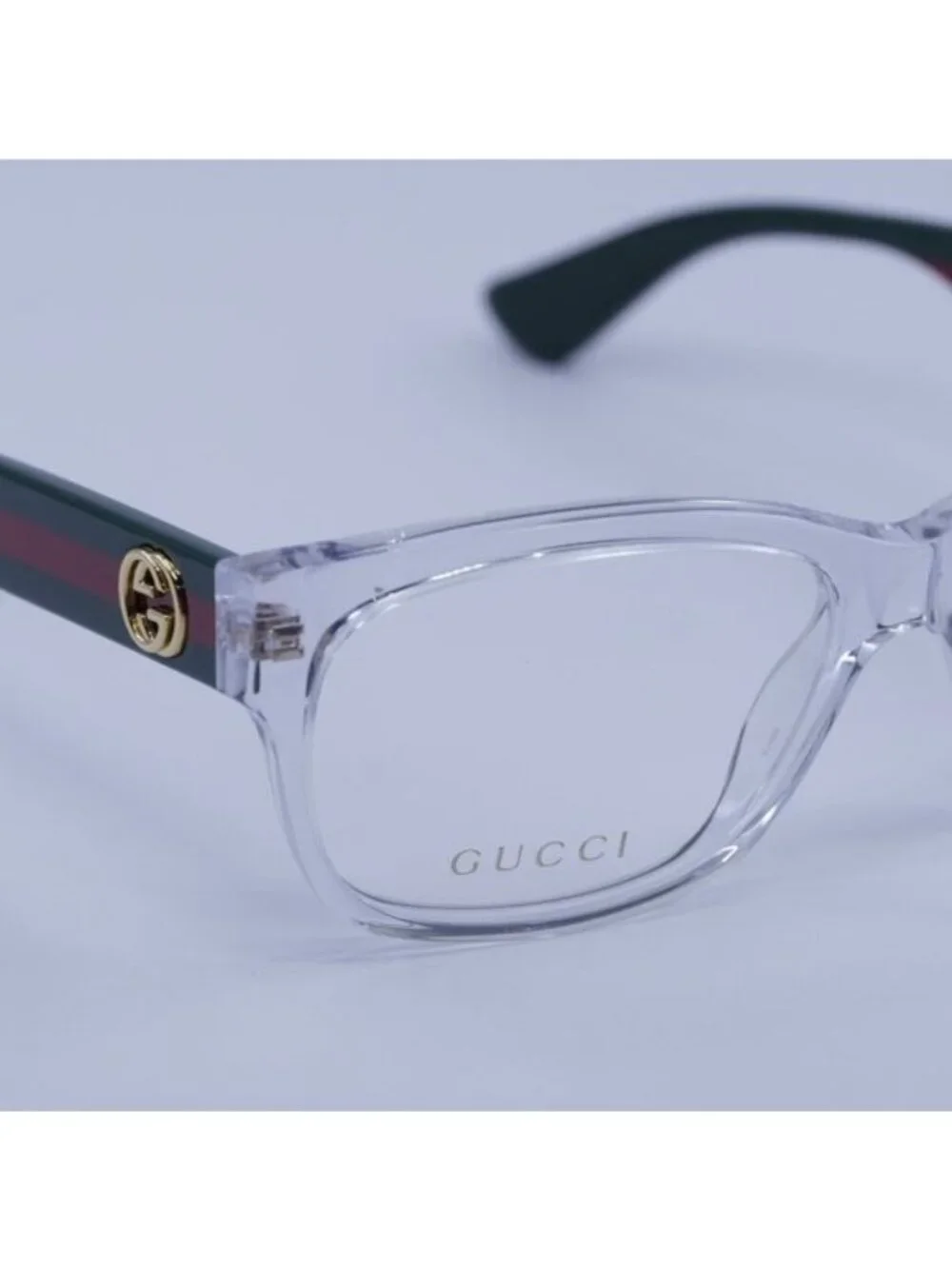Gucci GG0278O 016 Eyeglasses Crystal 55mm Rectangle Frame